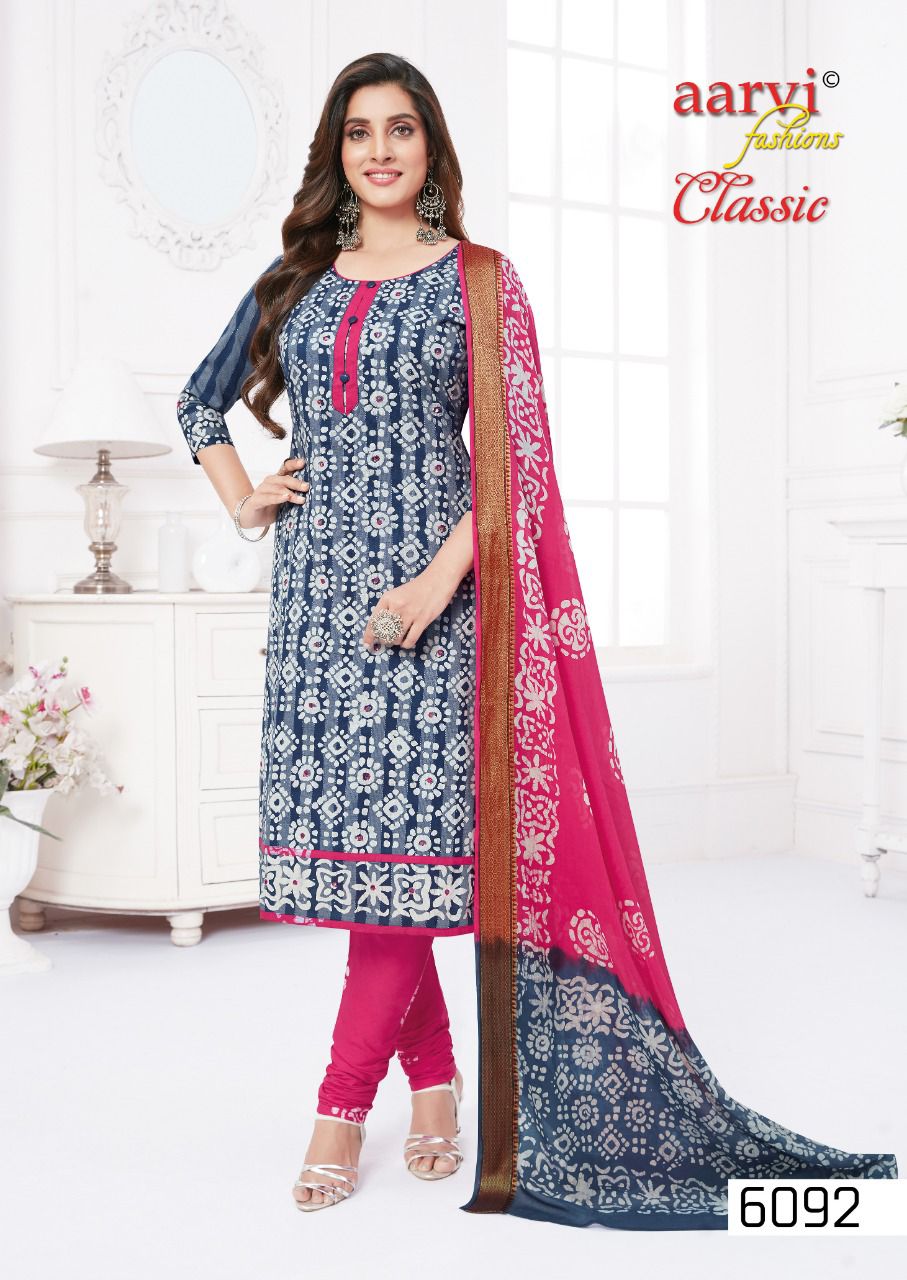 Aarvi Classic 2 Fancy Casual Wear Wholesale Dress Material Collection